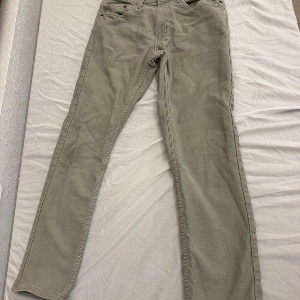 Jachs NY Men's Stretch Twill 5-Pocket Pants Tan / Khaki 30x30